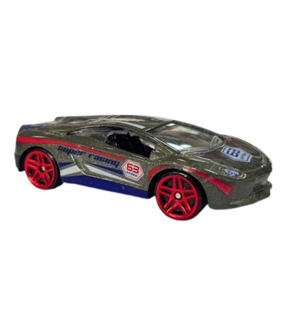 Carrinho Die Cast Garagem S.A. - Corrida Cinza Carrinho Die Cast Garagem S.A. - Corrida Cinza
